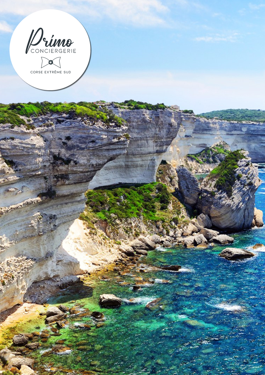 Les falaises de Bonifacio, Corse