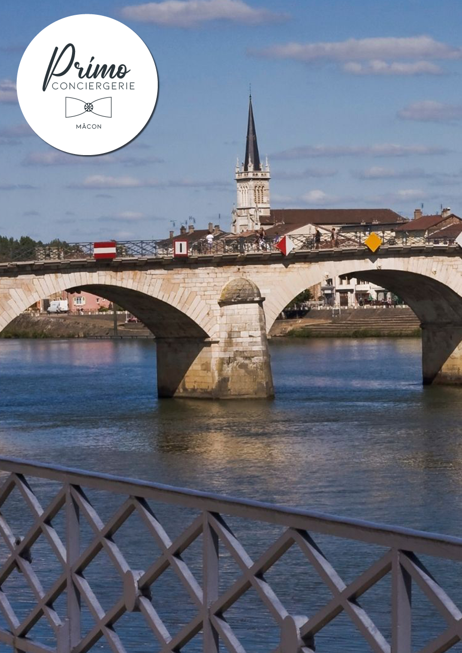 Pont Saint-Laurent traversant la Saône à Mâcon.