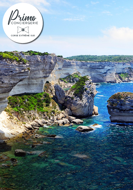 Les falaises de Bonifacio, Corse