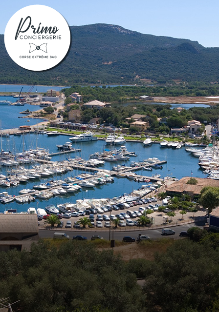 Port de plaisance de Porto-Vecchio en Corse.